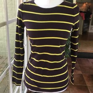 Striped long sleeve t-shirt